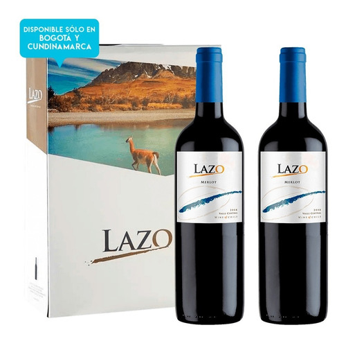 Kit Duopack Lazo Merlot - mL a $45