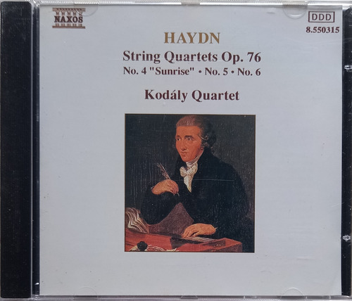 Cd Haydn String Quartets Op 76 Nºs 4, 5 & 6 Kodály Quartet