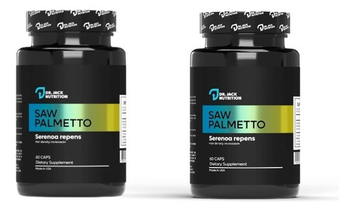 Pack X2 Saw Palmetto 500mg - Prostata 60 Capsulas | Dr Jack Nutrition