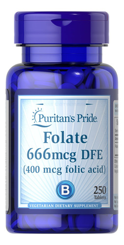 Puritan Pride - Folate 666mcg Dfe - 400mcg  Folic Accid 