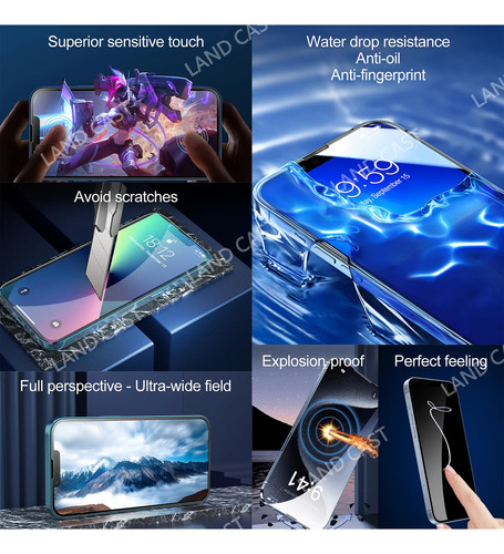 Pantalla táctil Land Cast para iPhone XS Max color negro IPS LCD 6.5'' LC-XSmax-0106-001