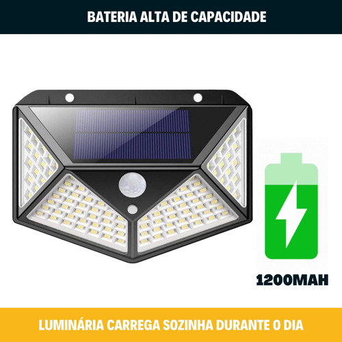Kit 5 Refletor Residencial Automatico 40w Sensor Movimento