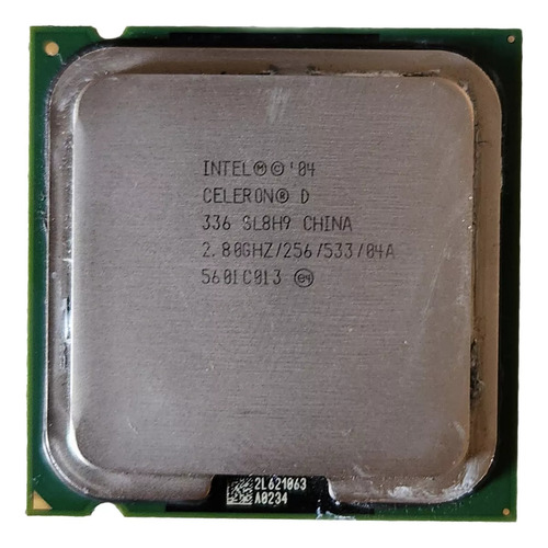Procesador Intel® Celeron® D 336 256k 2,80ghz, 533 Mhz (Usado)