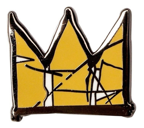 Pin Metálico Basquiat Corona Arte Urbano Graffiti Pop Art