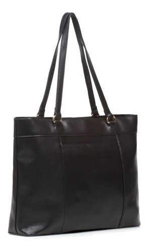 Cartera Juanita Jo Shopping Bag Daltro Negro Fucsia 10808