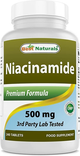 Niacinamida 240 Tab Best Natura - Unidad a $675