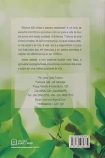 Livro Minhas 500 Ervas E Plantas Medicinais Fitoterapêutico