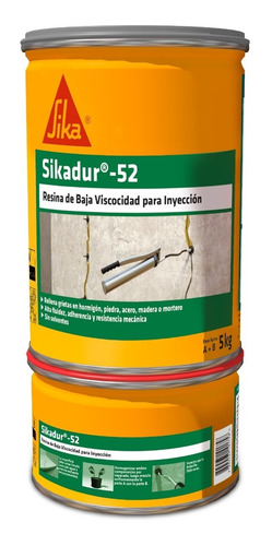 Imagen 1 de 6 de Sikadur 52 Resina Fluida De Inyección Para Sellar Y Unir 5kg