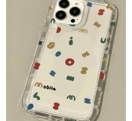 -funda De Silicone Colchón Aire Transparente Para iPhone Case