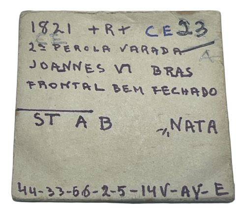 Moeda Prata 960 Réis 1821 Rio V. Ce-23a Muito Rara Lima 1805
