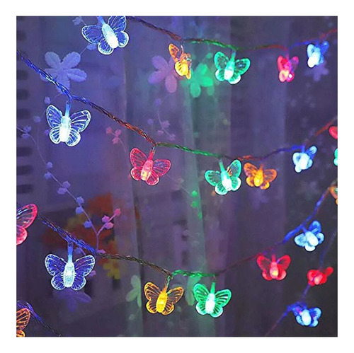 Luzes De Cortina De Borboleta Usb Fairy String Lights (núcle