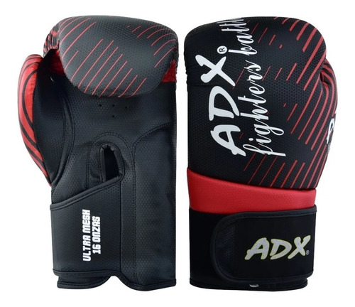 Guantes Box Adx Pu Mod Figther Broche Contacto 12 A 16