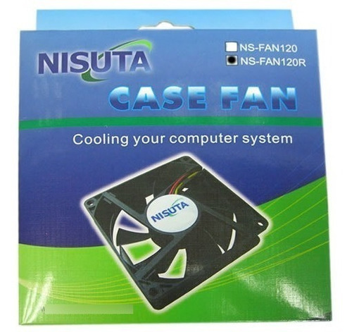 Cooler Pc Fan Turbina Ventilador 120mm Ruleman 12v 4p Nisuta