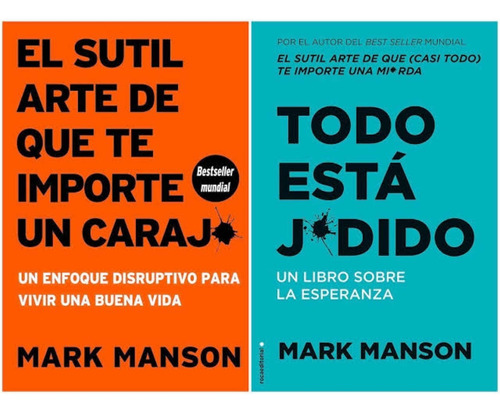 El Sutil Arte De Que Te Importe Un Carajo Pack X2 - Mark Man