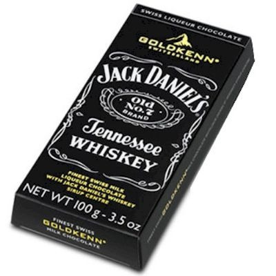 Chocolate Suiço Goldkenn Recheio Jack Daniels 100gr Dc