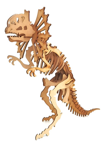 Juguete Para Armar Steam Dinosaurio Dilophosaurios Monkits