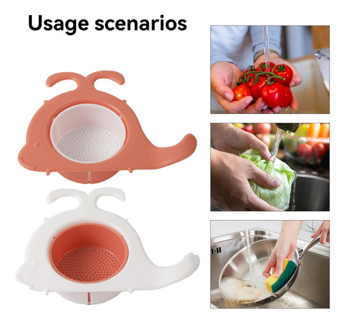 Cesta De Drenaje De Cocina Colador De Cesta De Fregadero Fil