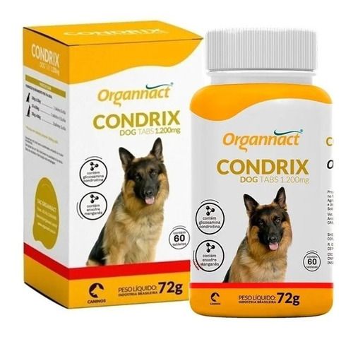 Condrix Dog Tabs 1200 Mg C/ 60 Tabletes -  Organnact