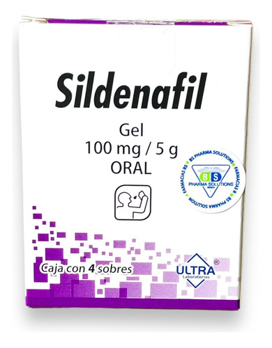 Sildenafil Gel 100mg/5g C/4 Sobres Ultra