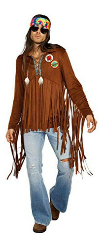 Costume Hombre Hippie Rock Star 60s Halloween