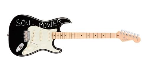 Sticker Vinil Para Guitarra Electrica Soul Power Tom Morello