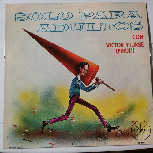 Disco Lp: Victor Piruli- Solo Adultos,