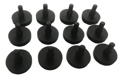 Deeoruy Paquete De 12 Pedales De Interruptor De Sillicona, T