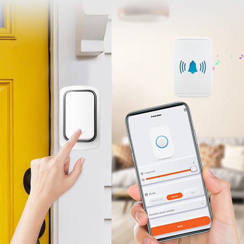 Timbre Inalámbrico Inteligente, Conexión Wifi, Control Remot