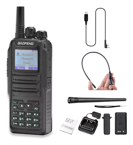 Radio Baofeng Dmr Digital Analógico Open Gd77 Uhf Vhf +na771