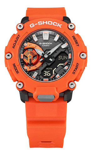 Relógio masculino G-shock GA-2200M-4ADR Bracelete Color Resin