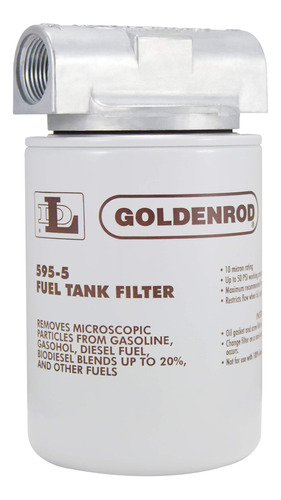 Goldenrod 595-3 4 Filtro Tanque Combustible Recipiente Tapa
