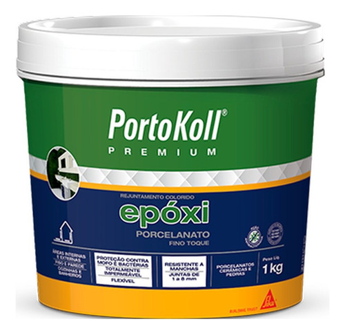 Rejunte Epoxi Branco Porcelanato1 Kg Portokoll