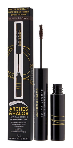 Máscara Cejas Microfiber Tinted Mousse Arches Halo Warm Brow