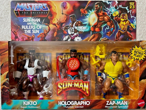 The Sun Man Set De 3 Figuras De Colección 