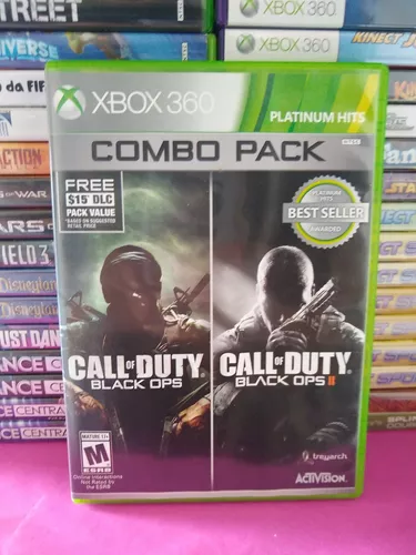 Jogo Call of Duty: Black Ops 1 + Call of Duty: Black Ops II (Combo Pack) -  Xbox 360