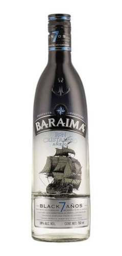 Ron Baraima Black Añejo Cristalino 7 Años 750 Ml