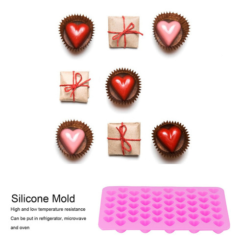Bandeja De Silicona En Forma De Corazón For Cubitos De Hiel
