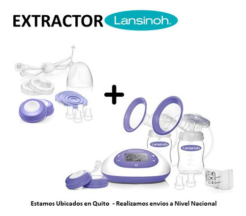 Imagen 1 de 3 de Extractor De Leche Materna Electrico Lansinoh Signature Pro