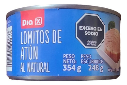 Atun Lomitos Al Natural X 354 Gr. Envios A Todo El Pais 