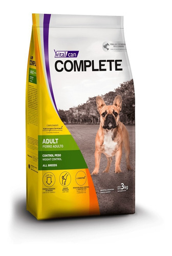 Vitalcan Complete Control Peso 20 Kgs