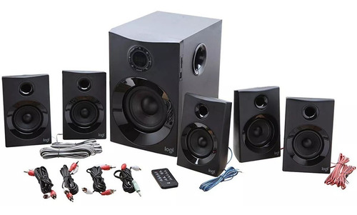 Imagen 6 de 10 de Sistema De Sonido Logitech 5.1 Z607 + Obsequio.