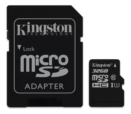 Tarjeta De Memoria Kingston 32gb Canvas Select Con Adaptador