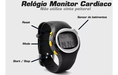 Relógio Batimento Monitor Cardíaco Frequência Exercício