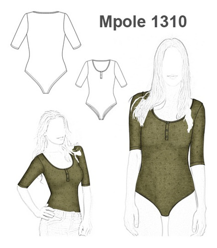 Molde, Patrón Body Moda