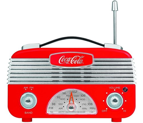 Coca Cola Coca Cola Ccr01 Estilo Vintage De Radio Fm
