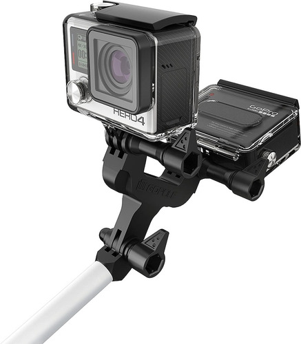 Imagen 3 de 7 de Adaptador De Cámaras Doble Gopole Gpdc-20 Gopro Dualcam 180°