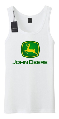 Musculosa Hombre John Deere Dibujo Art Logo - Majd3