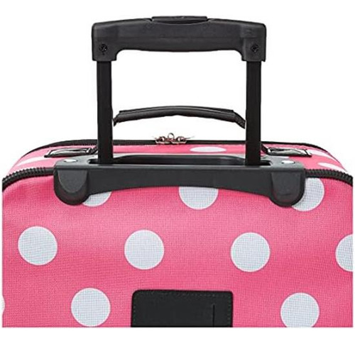 Juego De Maletas Rockland, Softside Expandible En Color Rosa