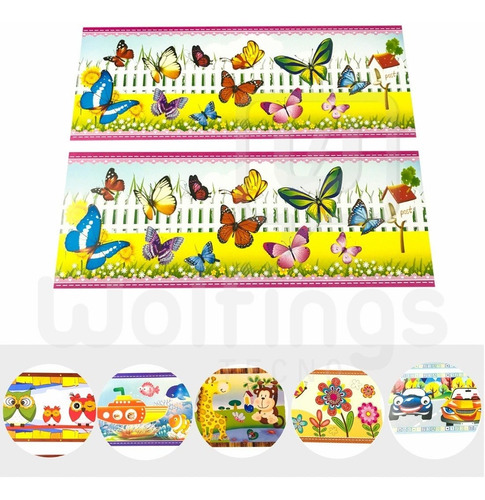 2 Sticker Guarda Autoadhesiva Infantil Vinilo Decorativo