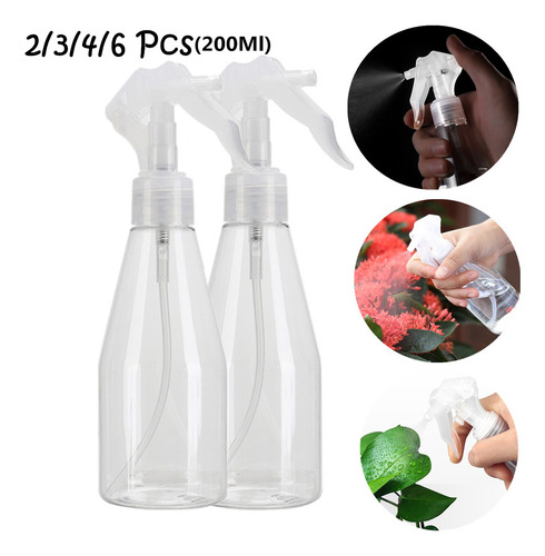 Botella De Aerosol De Plástico De 200 Ml, 2 Unidades, Segura